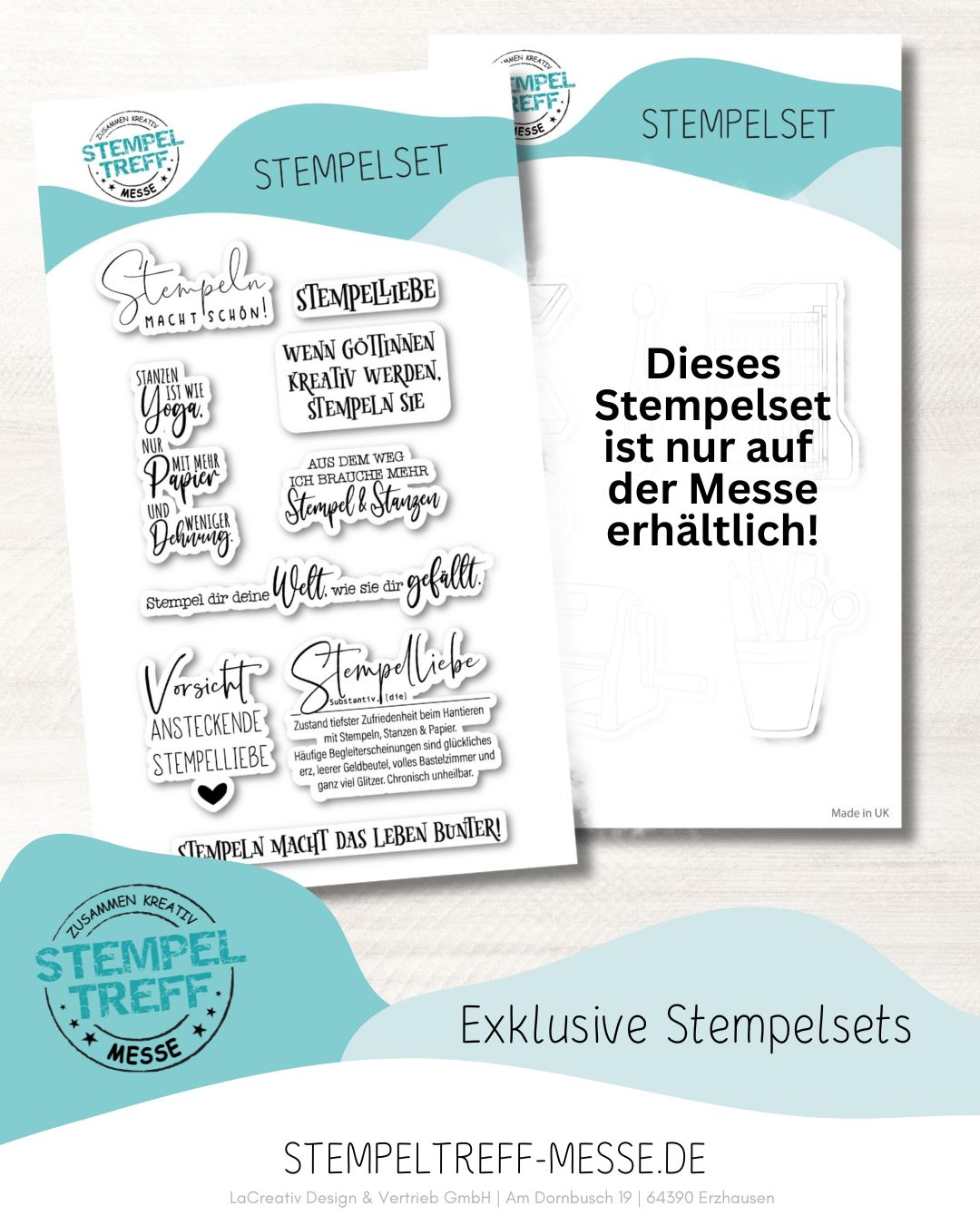 Exklusive Stempelsets auf der Stempeltreff-Messe